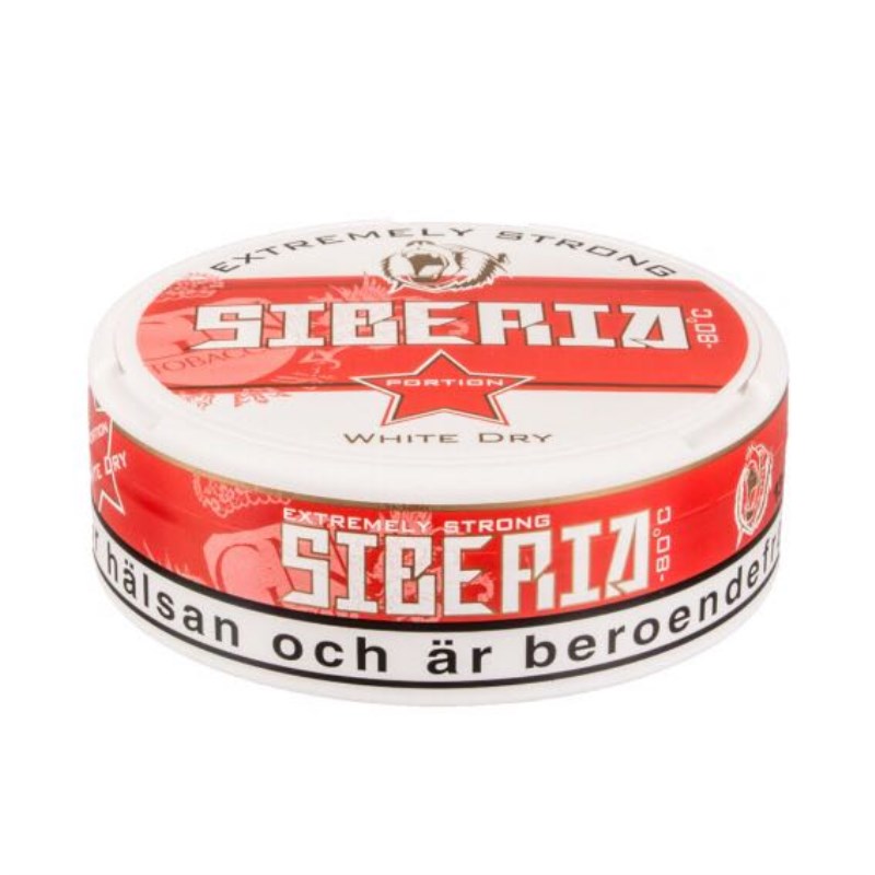 Swedish Siberia snus 瑞典西伯利亚口含袋 高浓度