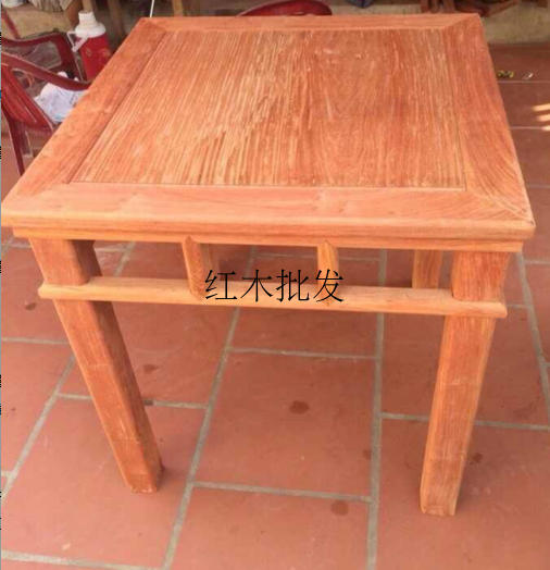 缅甸花梨大果紫檀餐桌、红木桌子茶几方桌 小桌子八仙桌红木家具