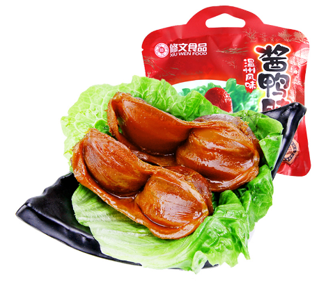 修文食品鸭肫特产鸭肉类零食真空小包鸭胗美味鸭珍鸭屯250g