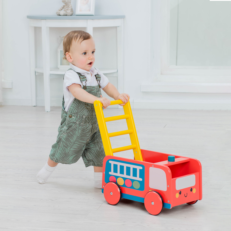 莱贝比儿童手推玩具学步车手推车多功能可调速婴儿宝宝助步车