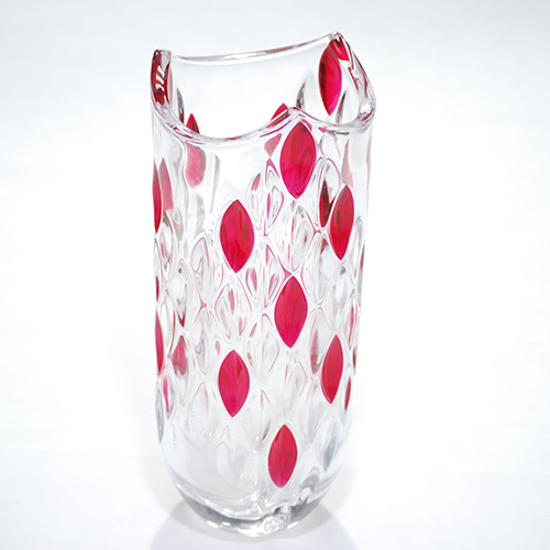 厚重型玻璃花瓶直筒形玻璃器皿水培玻璃花瓶(江浙沪皖包邮）