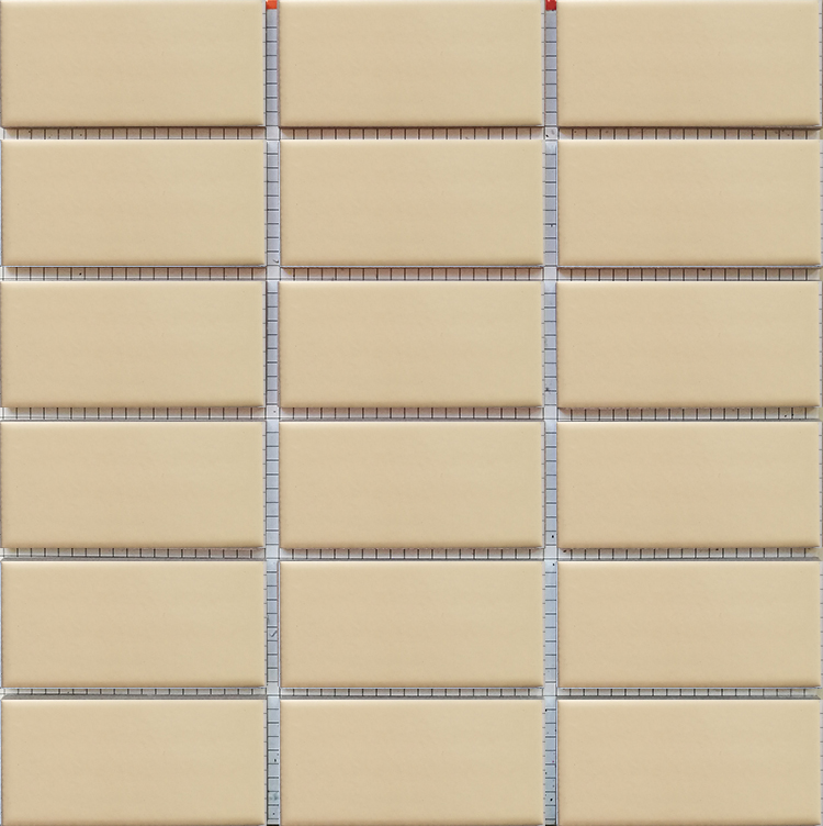 45×95mm外墙瓷砖彩码砖纸皮砖杏色外墙砖平面釉面砖物业 装修